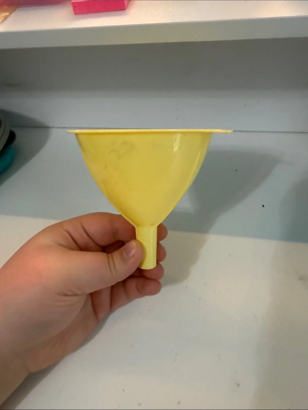 Yellow Plastic Kitchen Funnel